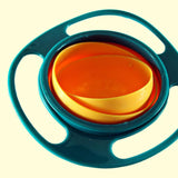 Spill-Proof Bowl Infant Baby Feeding Toy Universal Rotate Technology