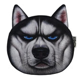 Cute Cat Face Printing Zipper Coin Purses Women Cartoon Coin Wallets Ladies Makeup Storage Bag